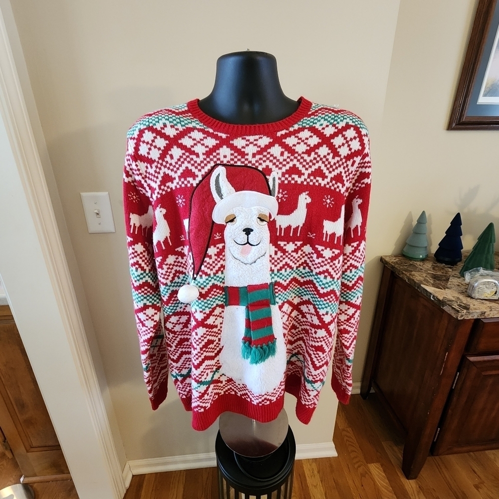 T2 - NWOT Jolly Sweaters Llama XL
